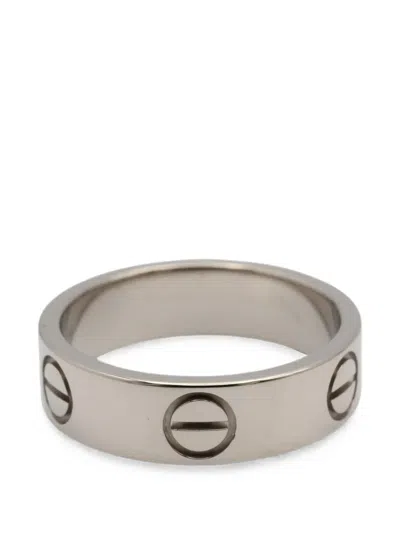 Pre-owned Cartier 2010s Love Ring In Silver