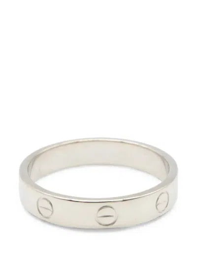 Pre-owned Cartier 2010s Love Ring In Silver