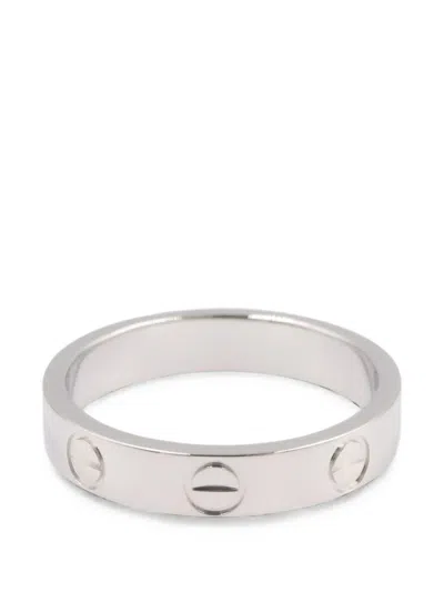 Pre-owned Cartier 2010s Love Ring In Silver
