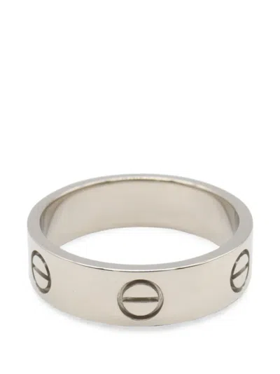 Pre-owned Cartier 2010s Love Ring In Silver