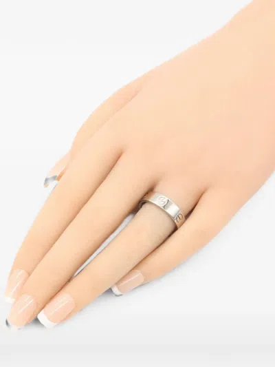 Pre-owned Cartier 2010s Love Ring In Silver