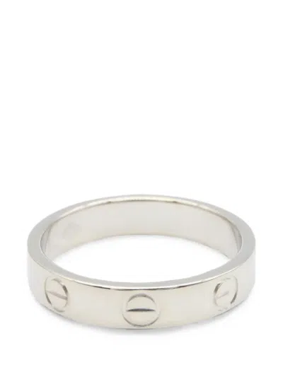 Pre-owned Cartier 2010s Love Ring In Silver