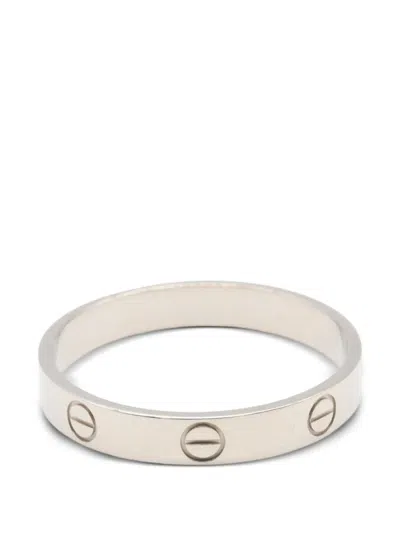 Pre-owned Cartier 2010s Love Ring In Silver