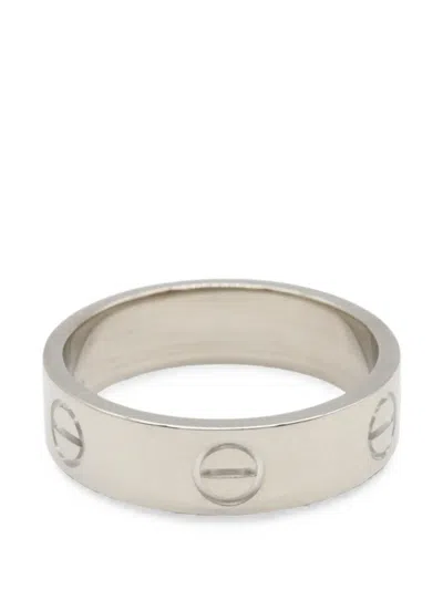 Pre-owned Cartier 2010s Love Ring In Silver