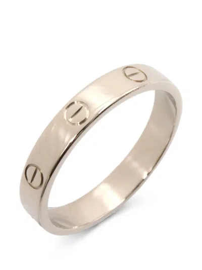 Pre-owned Cartier 2010s Love Ring In Silver