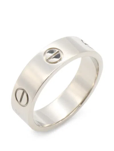 Pre-owned Cartier 2010s Love Ring In Silver