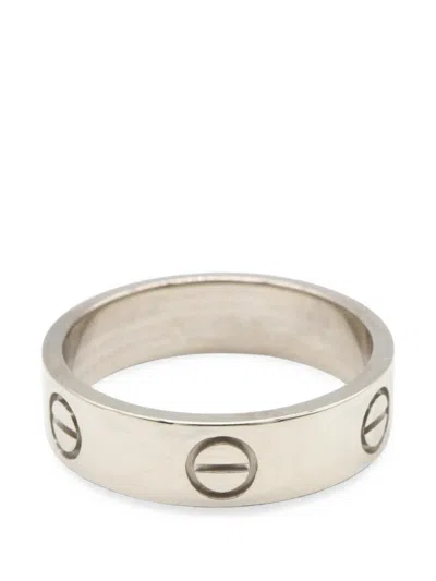 Pre-owned Cartier 2010s Love Ring In Silver