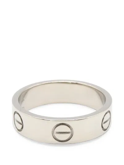 Pre-owned Cartier 2010s Love Ring In Silver