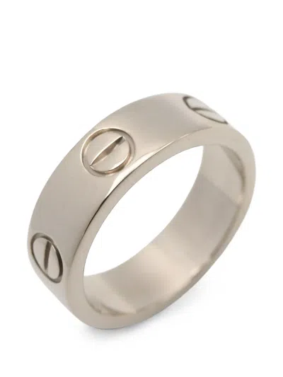 Pre-owned Cartier 2010s Love Ring In Silver