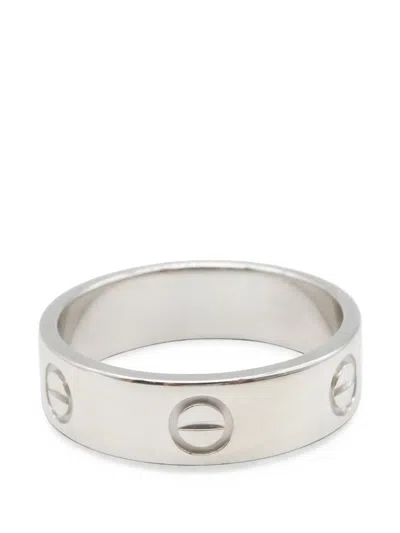 Pre-owned Cartier 2010s Love Ring In Silver