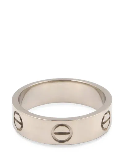 Pre-owned Cartier 2010s Love Ring In Silver