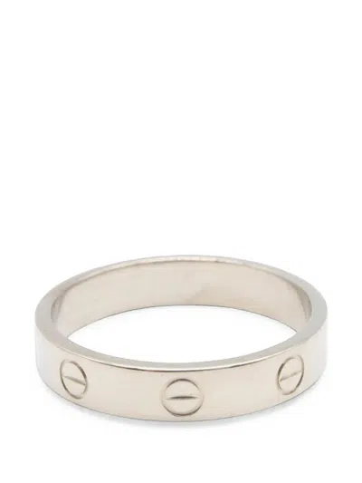 Pre-owned Cartier 2010s Love Ring In Silver