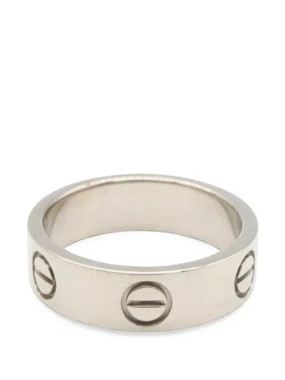 Pre-owned Cartier 2010s Love Ring In Silver