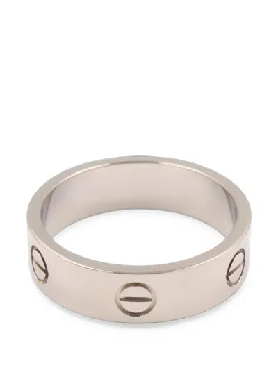 Pre-owned Cartier 2010s Love Ring In Silver
