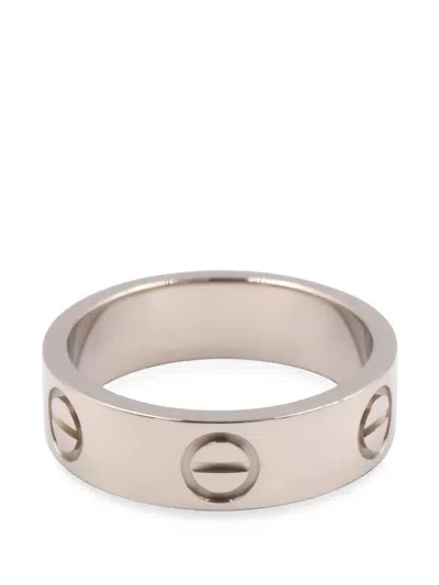 Pre-owned Cartier 2010s Love Ring In Silver
