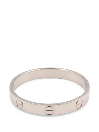 Pre-owned Cartier 2010s Love Ring In Silver