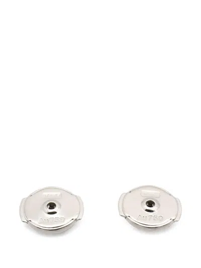 Pre-owned Cartier 2010s Love Stud Earrings In Silver