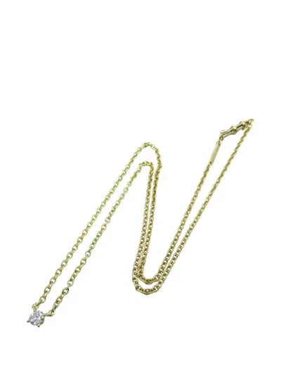 Pre-owned Cartier 2010s Love Support Necklace In Gold