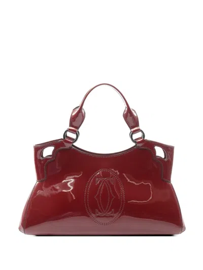 Pre-owned Cartier 2010s Marcello De  Handbag In Red