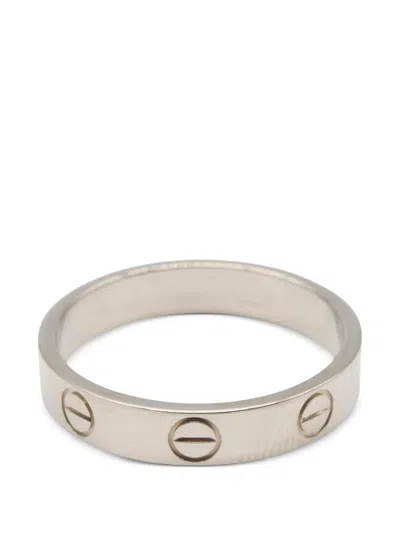 Pre-owned Cartier 2010s Mini Love Ring In 银色