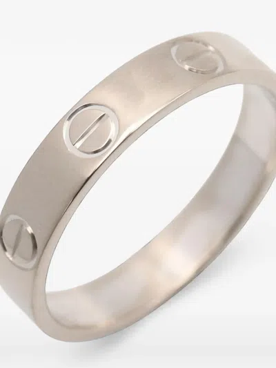 Pre-owned Cartier 2010s Mini Love Ring In 银色