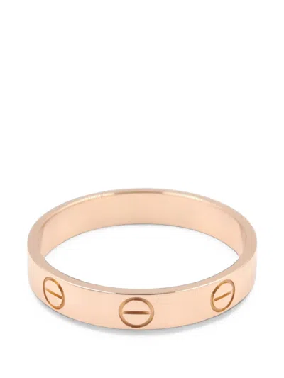 Pre-owned Cartier 2010s Mini Love Ring In 粉色