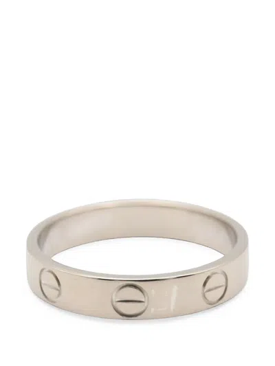 Pre-owned Cartier 2010s Mini Love Ring In 银色