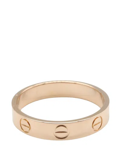 Pre-owned Cartier 2010s Mini Love Ring In Gold