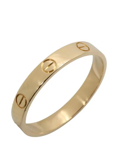 Pre-owned Cartier 2010s Mini Love Ring In Gold