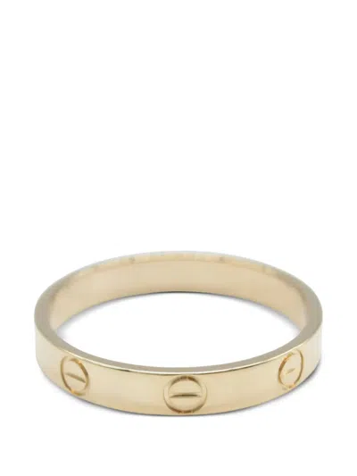 Pre-owned Cartier 2010s Mini Love Ring In Gold