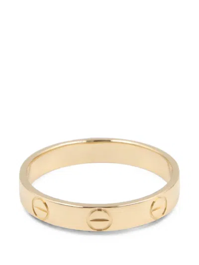 Pre-owned Cartier 2010s Mini Love Ring In Gold