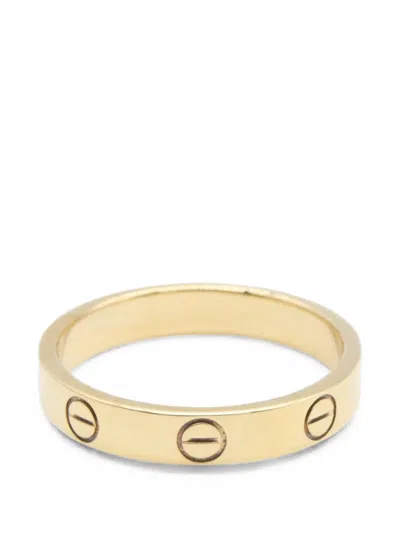 Pre-owned Cartier 2010s Mini Love Ring In Gold