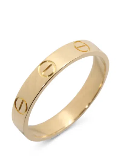Pre-owned Cartier 2010s Mini Love Ring In Gold