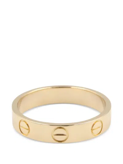 Pre-owned Cartier 2010s Mini Love Ring In Gold