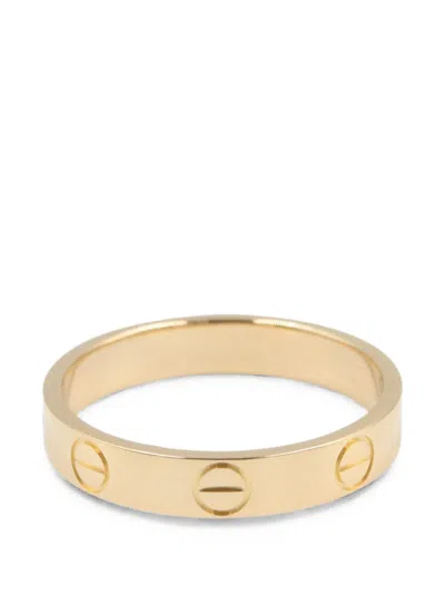 Pre-owned Cartier 2010s Mini Love Ring In Gold