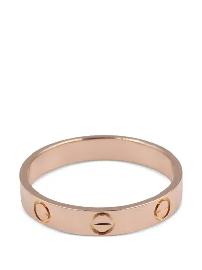 Pre-owned Cartier 2010s Mini Love Ring In Pink
