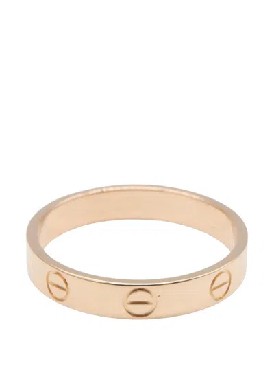 Pre-owned Cartier 2010s Mini Love Ring In Pink