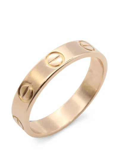 Pre-owned Cartier 2010s Mini Love Ring In Pink
