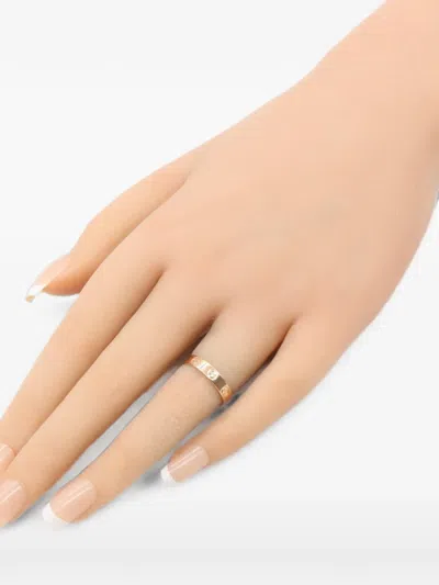 Pre-owned Cartier 2010s Mini Love Ring In Pink