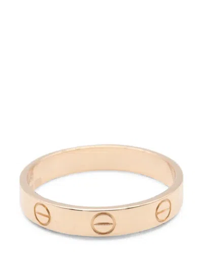 Pre-owned Cartier 2010s Mini Love Ring In Pink