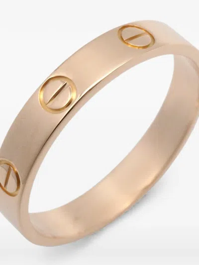 Pre-owned Cartier 2010s Mini Love Ring In Pink