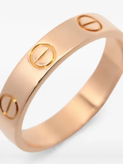 Pre-owned Cartier 2010s Mini Love Ring In Pink