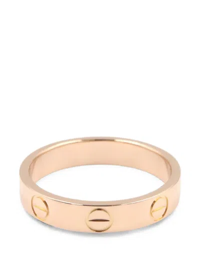 Pre-owned Cartier 2010s Mini Love Ring In Pink