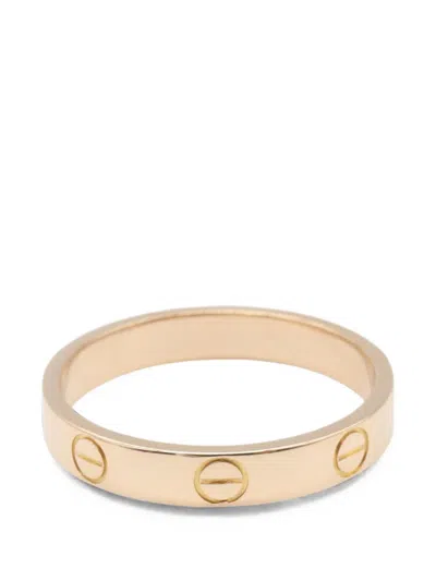 Pre-owned Cartier 2010s Mini Love Ring In Pink