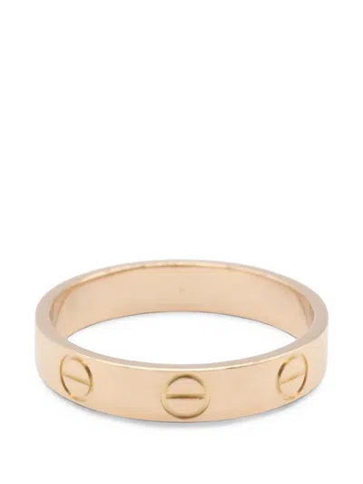 Pre-owned Cartier 2010s Mini Love Ring In Pink