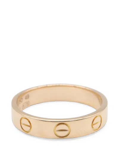 Pre-owned Cartier 2010s Mini Love Ring In Pink