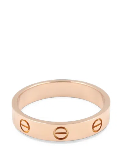 Pre-owned Cartier 2010s Mini Love Ring In Pink