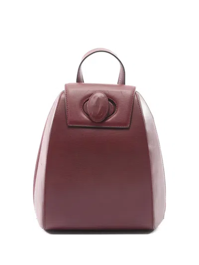 Pre-owned Cartier 2010s Must De  Backpack In Red