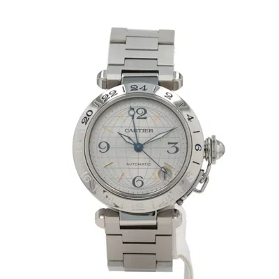 Pre-owned Cartier 2010s Pasha 35.5mm Watch In Silver