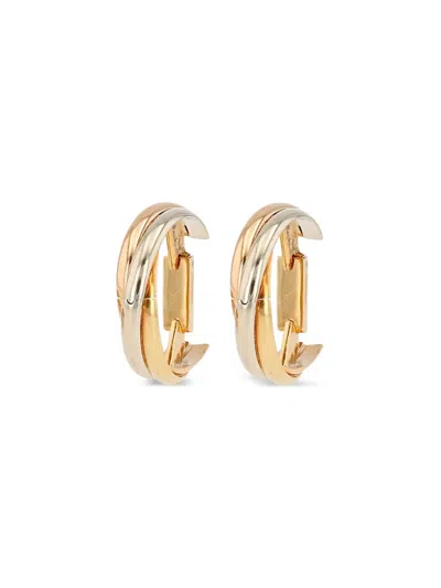 Pre-owned Cartier 2010s  18kt Gold Trinity Cufflinks